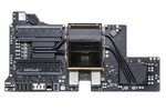 Beschädigtes iMac Pro Logicboard nach DIY-Reparaturversuch