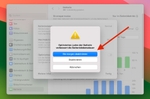 Screenshot der macOS Systemeinstellungen zum Deaktivieren des optimierten Ladens